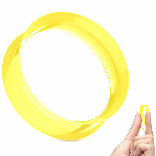 PAIR-ULTRA THIN SKINS TUNNELS-Silicone Ear Skins-Ear Gauges-Soft Ear plugs