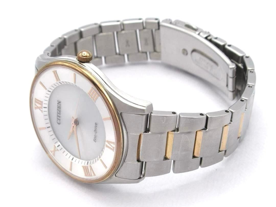 Excellent condition CITIZEN Eco-Drive E031-S111056 Solar Watch