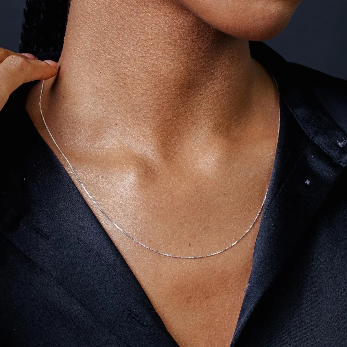 .925 Sterling Silver Box Chain 1.3mm-2.4mm High Polish 16″-30″