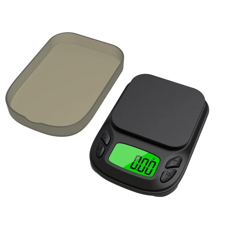 Digital Scale 1000g x 0.1g Jewelry Gram Silver Gold Pocket Size Herb Grain