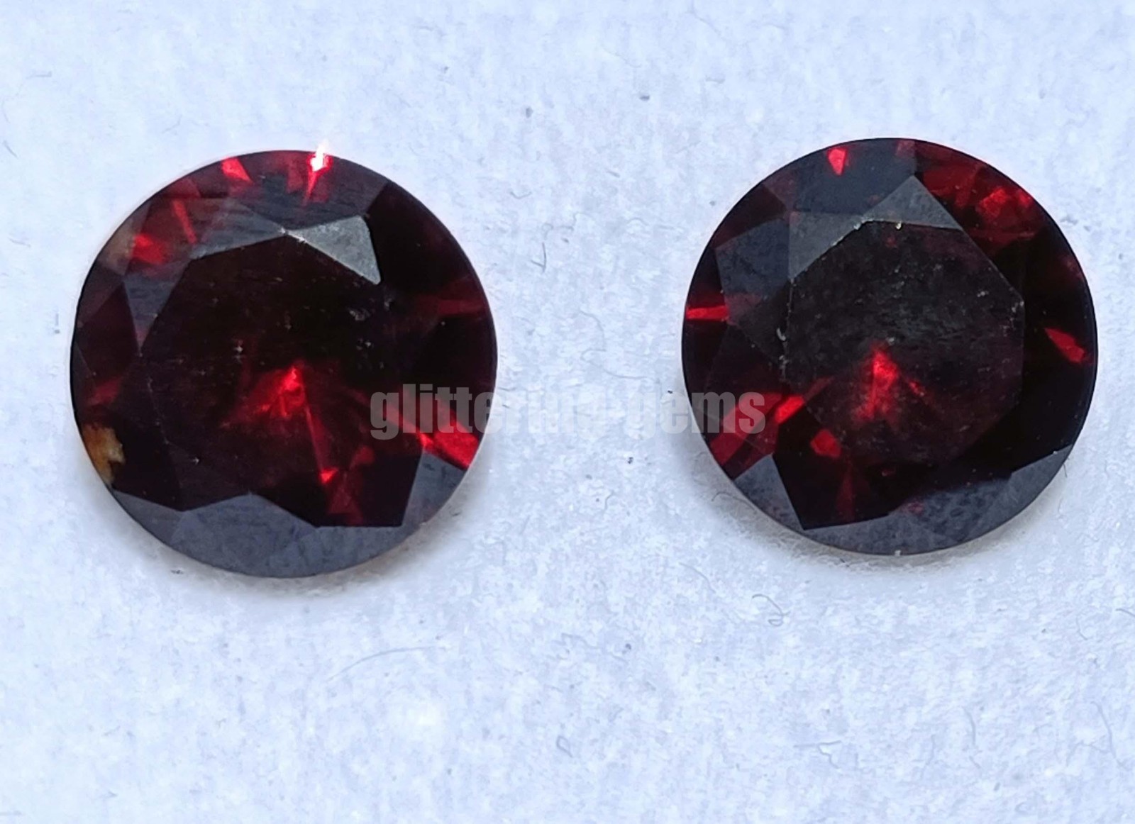 9 CT Natural Red Ruby Round Shape Pair 10x6mm IGL Certified Loose Gemstone 6JHK