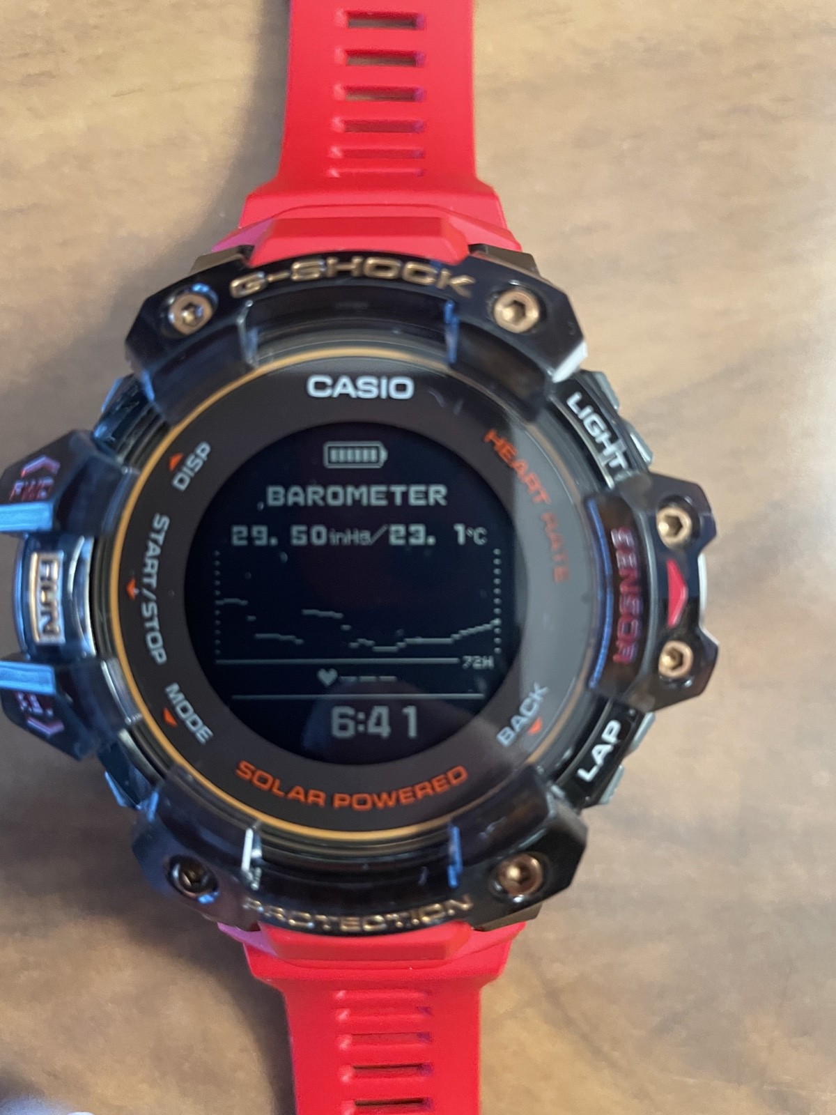Casio G-Shock G-SQUAD PRO GBD-H1000-4A1JR Limited Edition 56.3mm Blk Resin/Stlss
