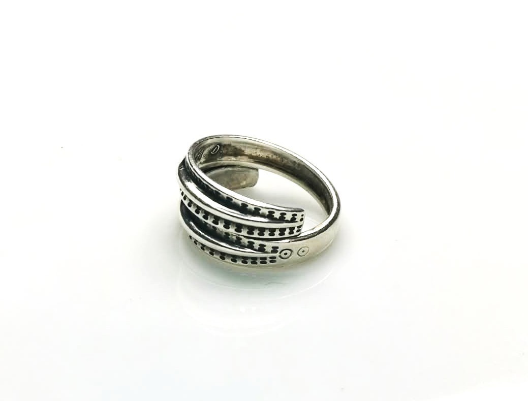 David Andersen ring 925 sterling silver saga snake Norway Scandinavian jewelry