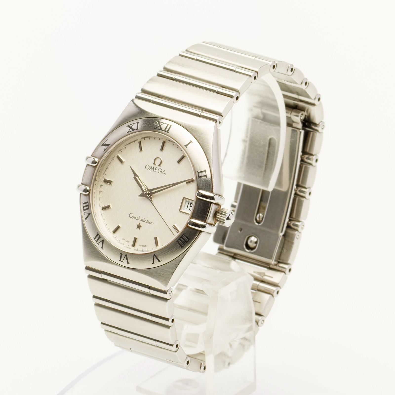 [Full Set] OMEGA Constellation 15123000 Cal.1532 34mm White Quartz Men’s Watch