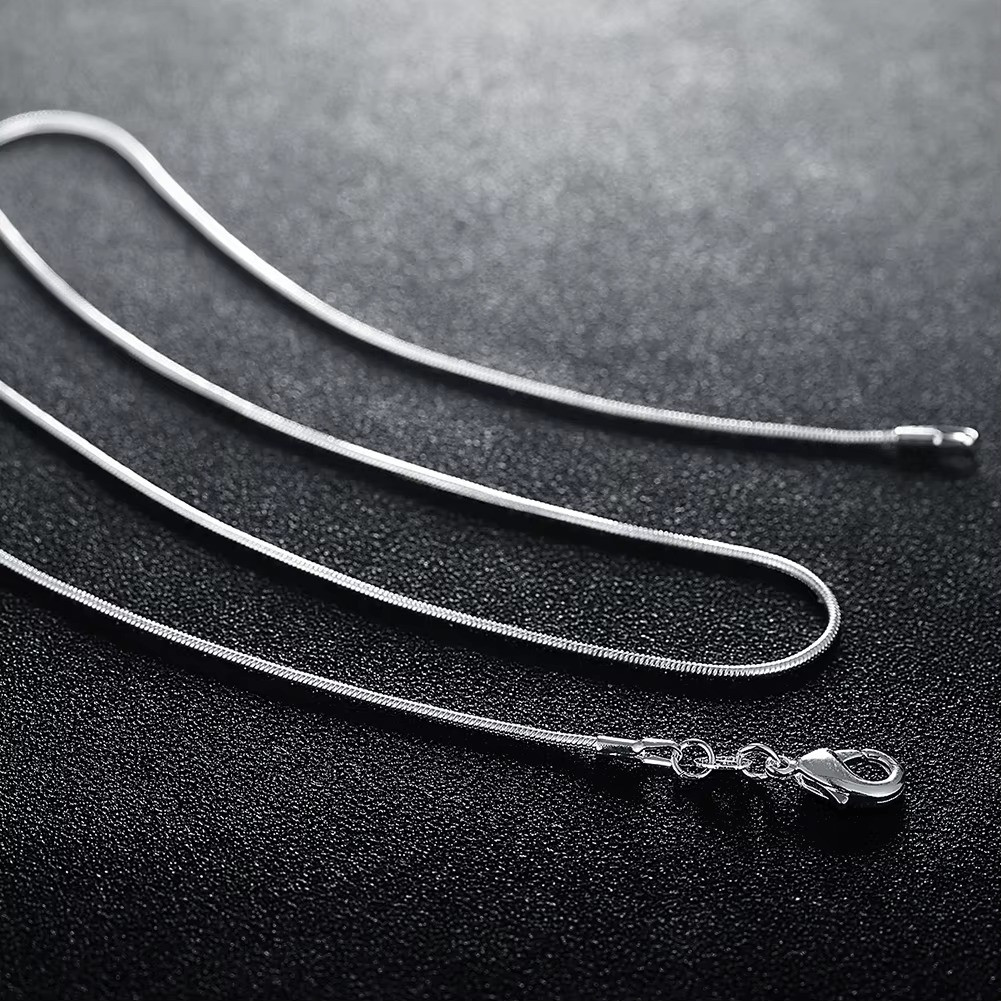 10PCS LOT Wholesale 925 Sterling Silver Chain 16/18/20/22/24/26/28/30 Inch 1.2mm