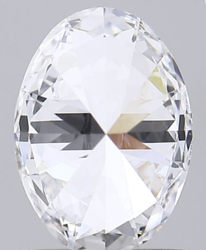 0.75 Ct Oval Cut IGI Certified Lab Grown CVD Diamond D Color VVS1 Clarity Stone