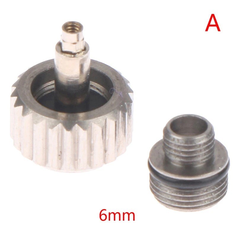 For Rolex Watch Replacement Crown 7mm Metal Repair Part Gold Silver Black Rose
