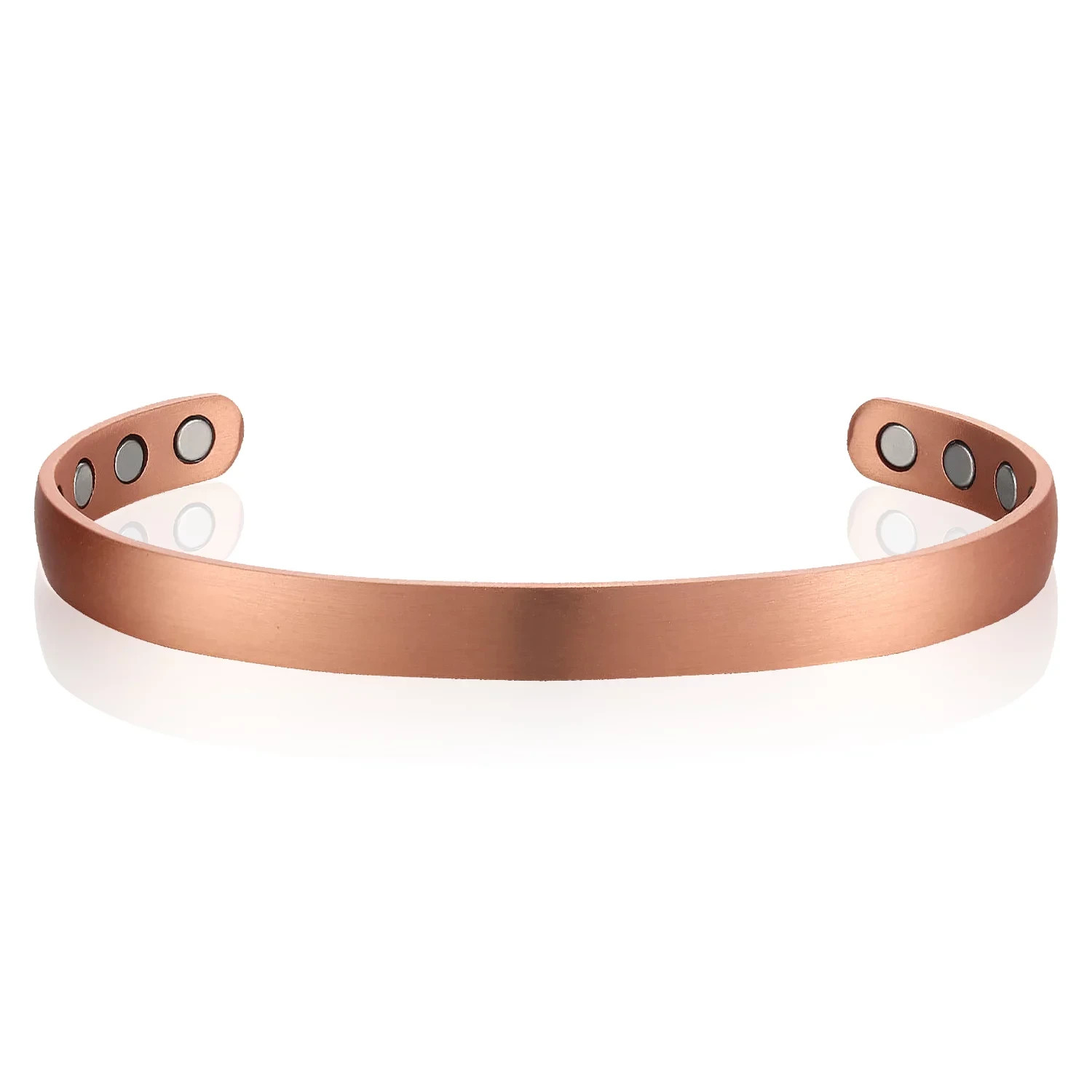 Customized Pure Copper Magnetic Bracelet Solid Copper Personalized Cuff Bracelet