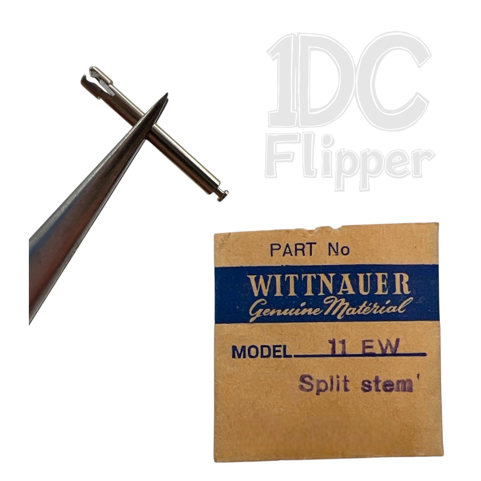Wittnauer 11EW SPLIT STEM FeMale 401/467 Fits Landeron 4750 405/LAN 4750 Read!