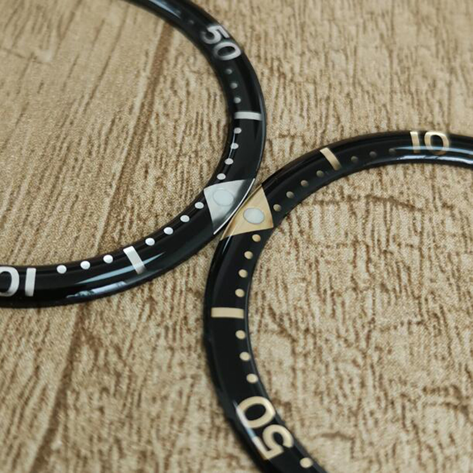 Aluminum Alloy Outer Diameter 39MM Inner Diameter 32.2M Round Edge Watch Bezel