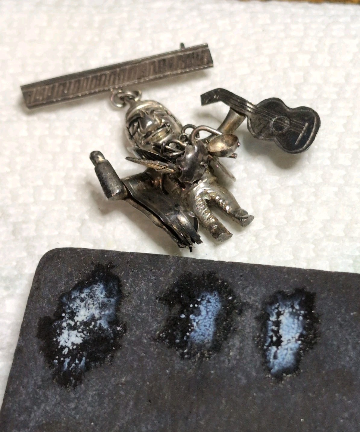Vtg 900 – 925 Silver Peru Ekeko Talisman Good Luck Mid Century Unisex Pin Brooch