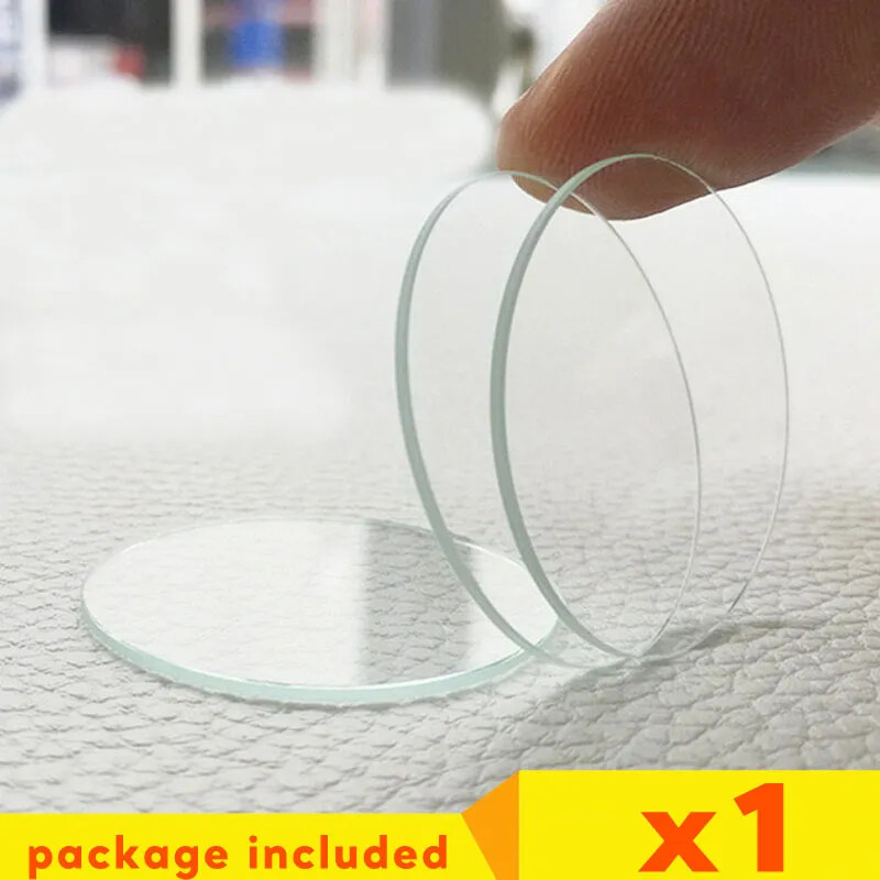 Single Dome 1.5mm Sapphire Watch Crystal 20-40mm Round Mineral Watch Glass Lens