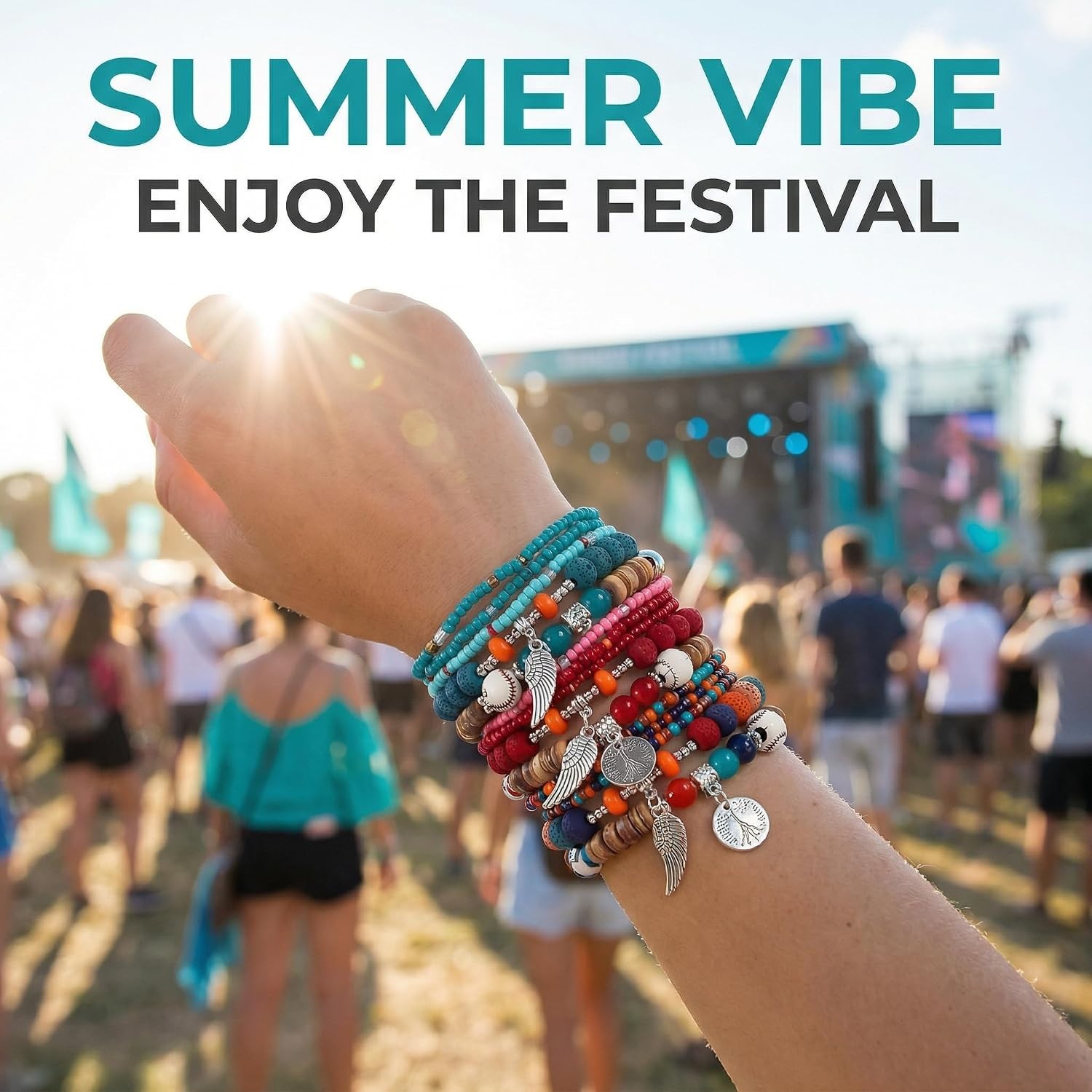 Stunning 6-Piece Stackable Bohemian Bracelets – Perfect Daily Wear & Gifting