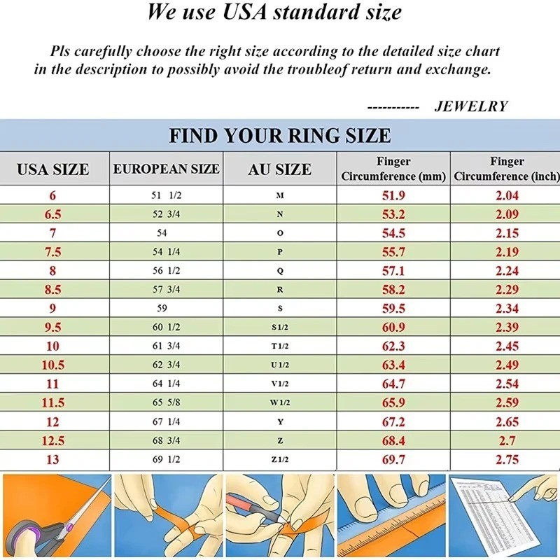 Unisex CZ Stainless Steel Ring Men/Women’s Wedding Band Rings Gold Silver 6-13