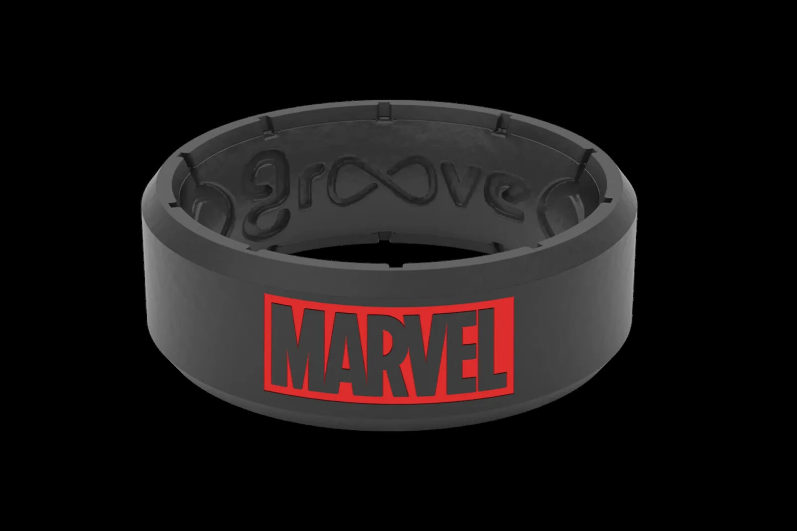 Marvel Groove Life “Marvel Logo” Silicone Ring Size 9