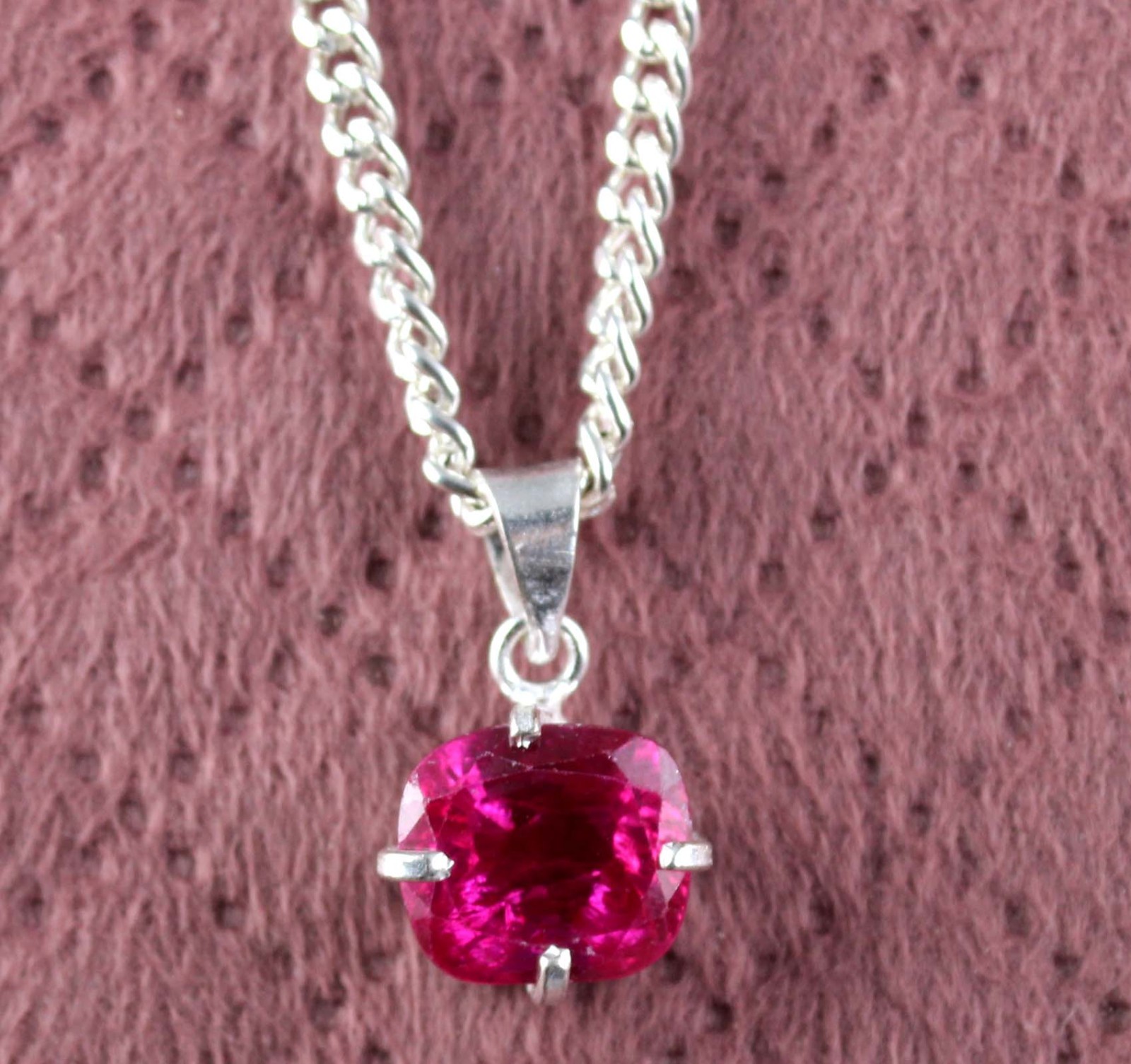 Certified Natural Burma Red Painite 10.55 Carat Cushion Gemstone Men’s Pendant