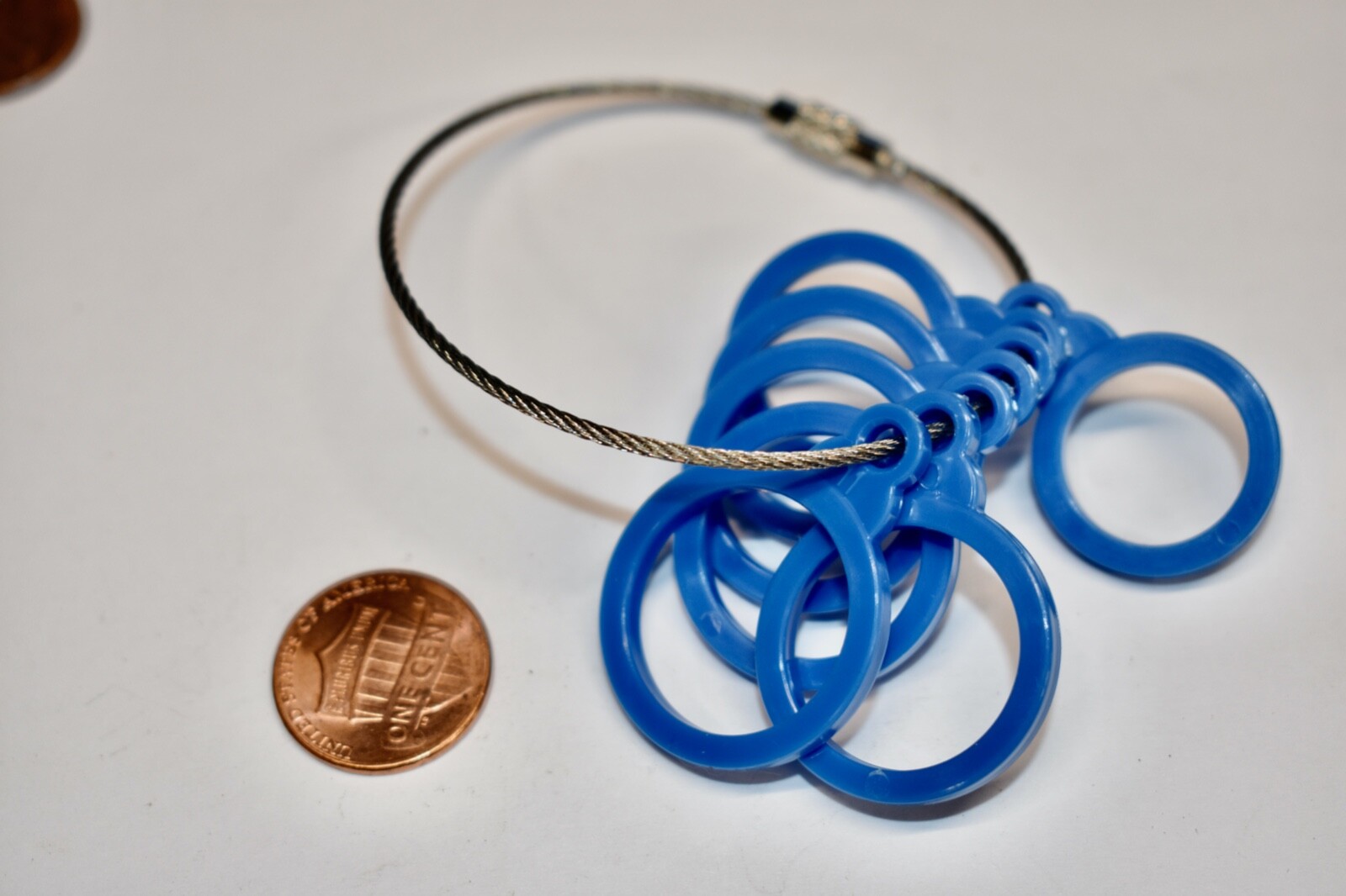 finger ring sizers on metal cable full sizes only 5 – 11 handy lightweight