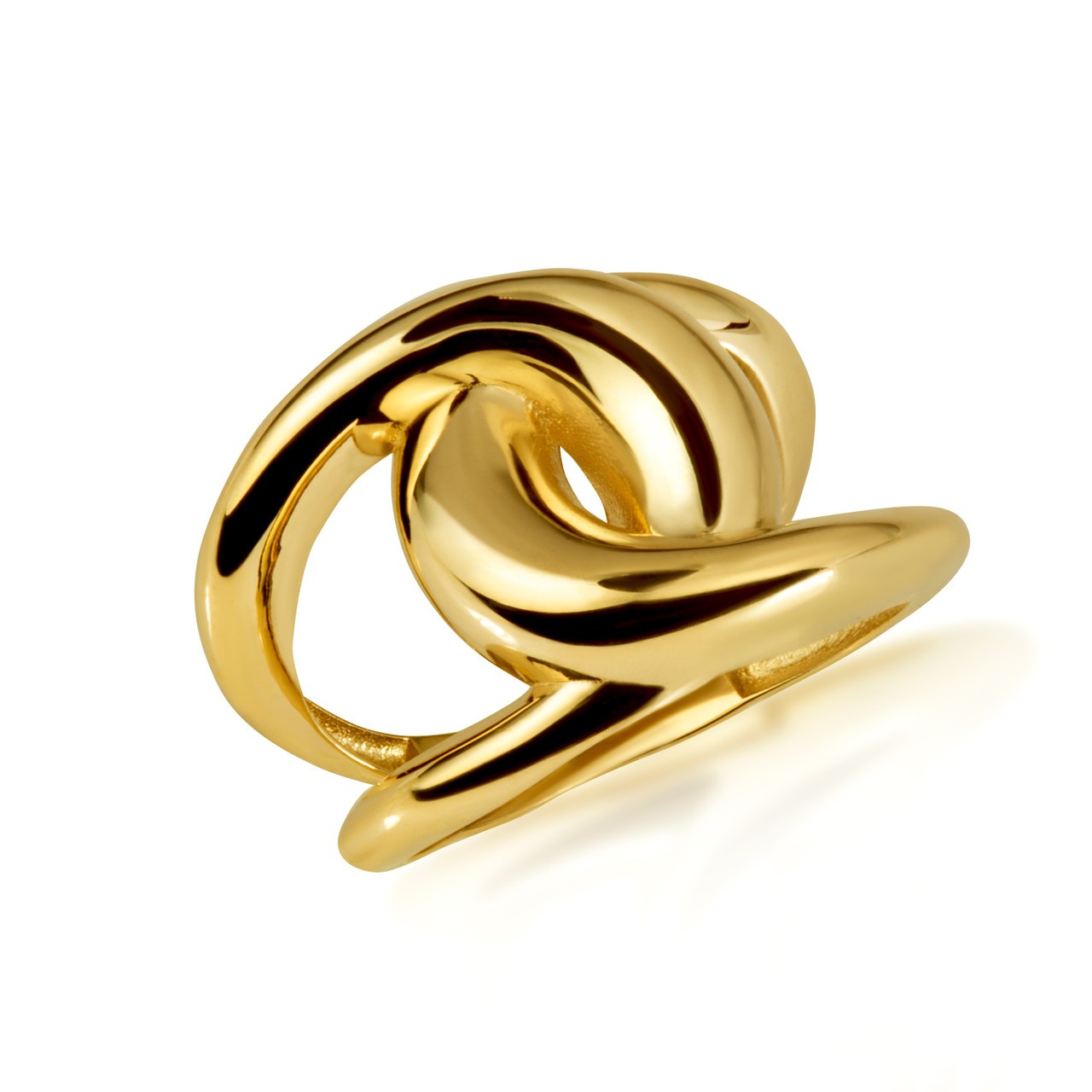 Gold Intertwined Eternity Ring (Available in Yellow/Rose/White Gold)