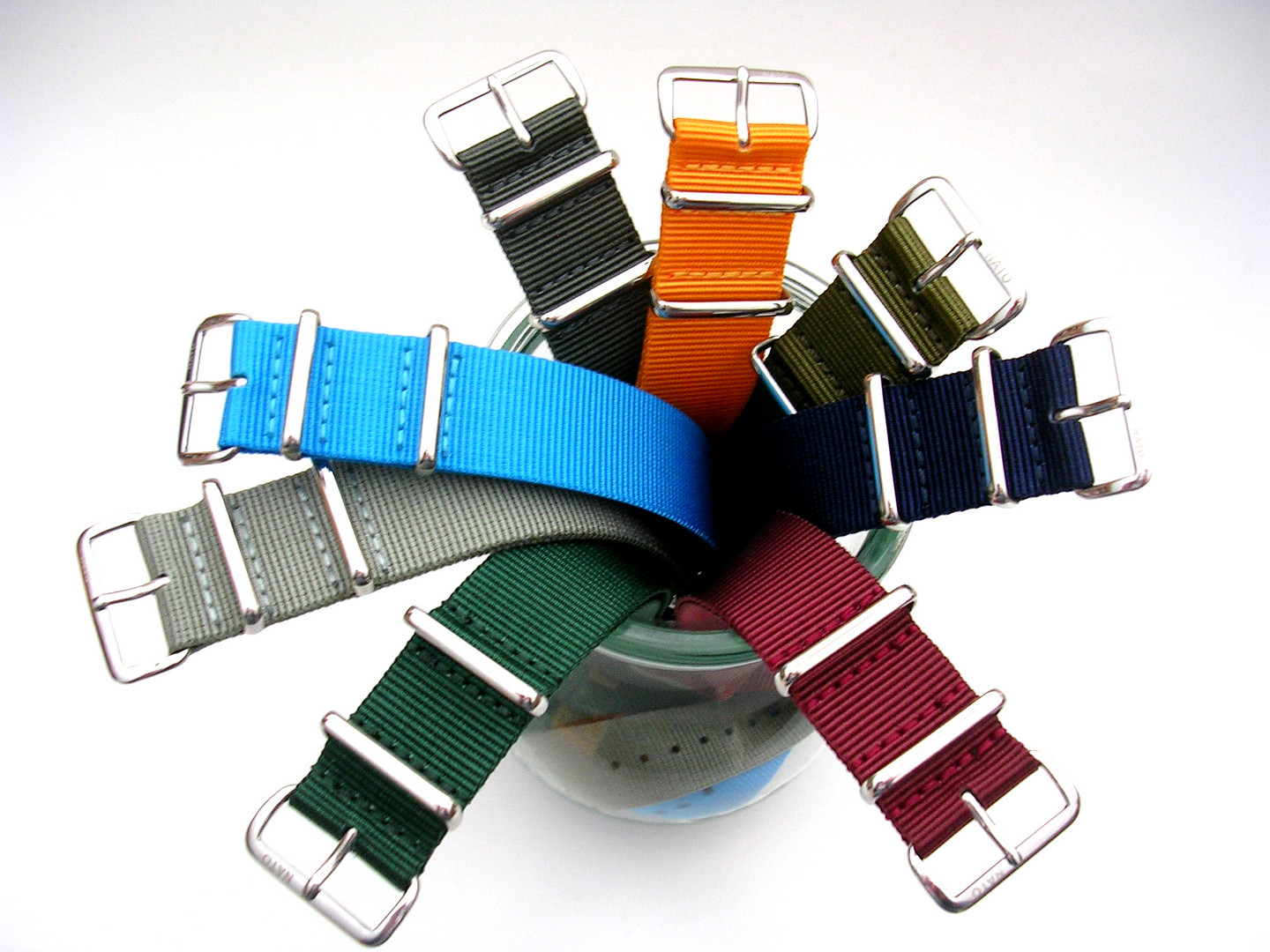 NATO® strap G10 Ballistic nylon military MoD diver Sport watch band Stitched USA