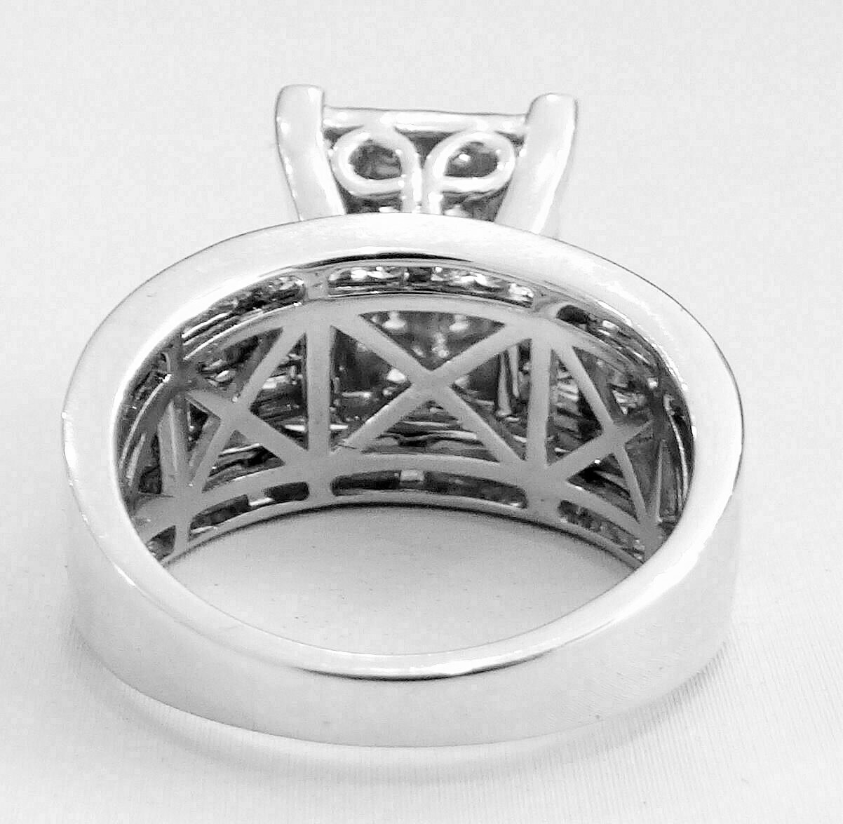1.5Ct White Round & Baguette Simulated Diamond Men’s Ring In 925 Sterling Silver