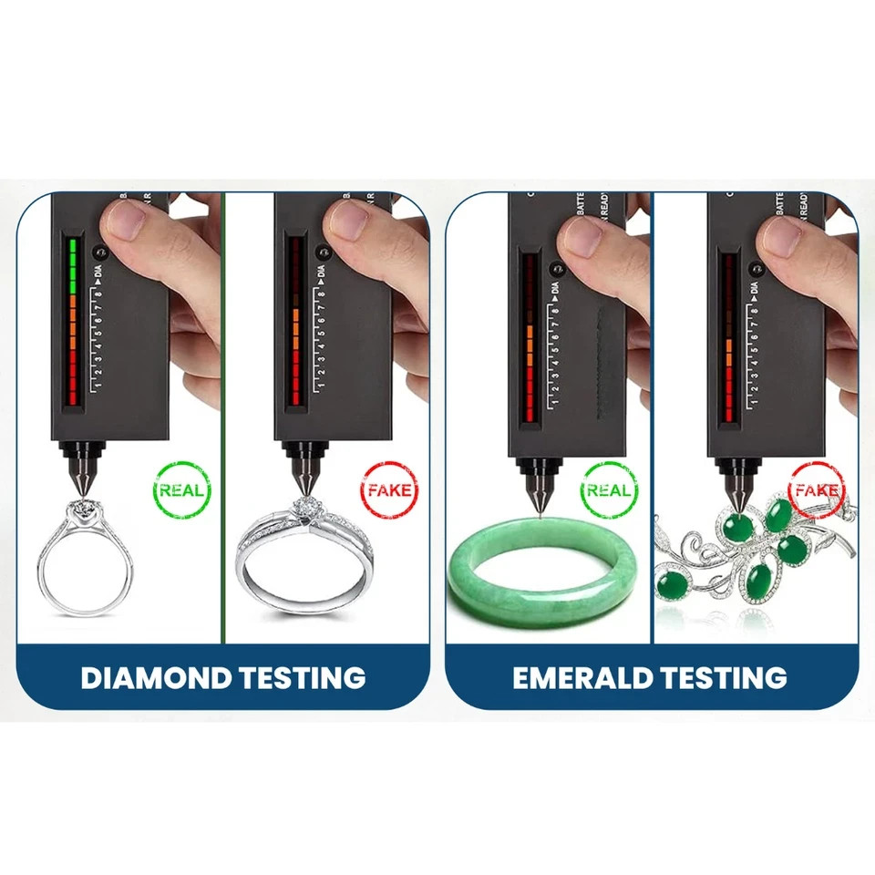 Gold Silver Diamond Tester Selector Gemstone Testing Kit Digital Electronic Tool