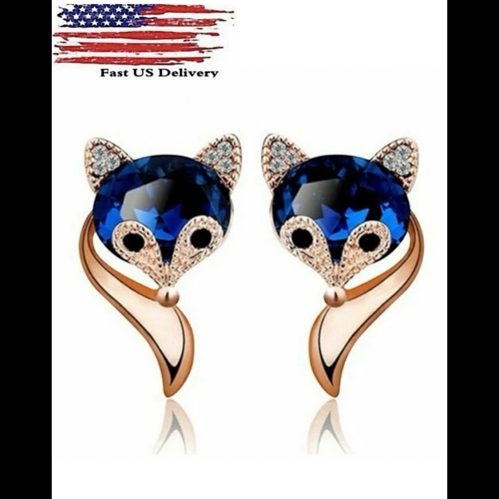 Gorgeous Silver Plated Drop Earring Women Cubic Zirconia Jewelry Lab-Created A24