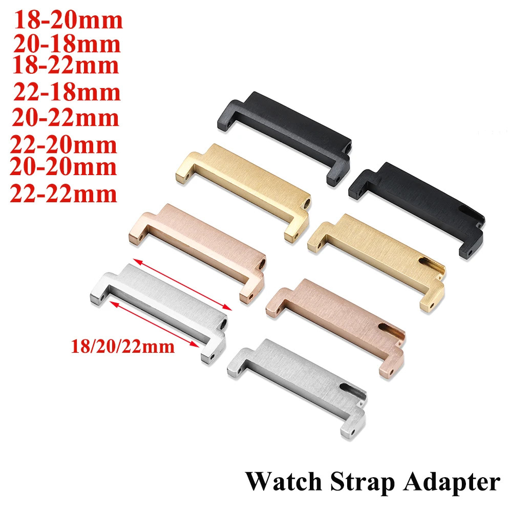 1 Pair Watch Strap Adapter Watch Accessories18mm To 20mm 22mm,20mm To