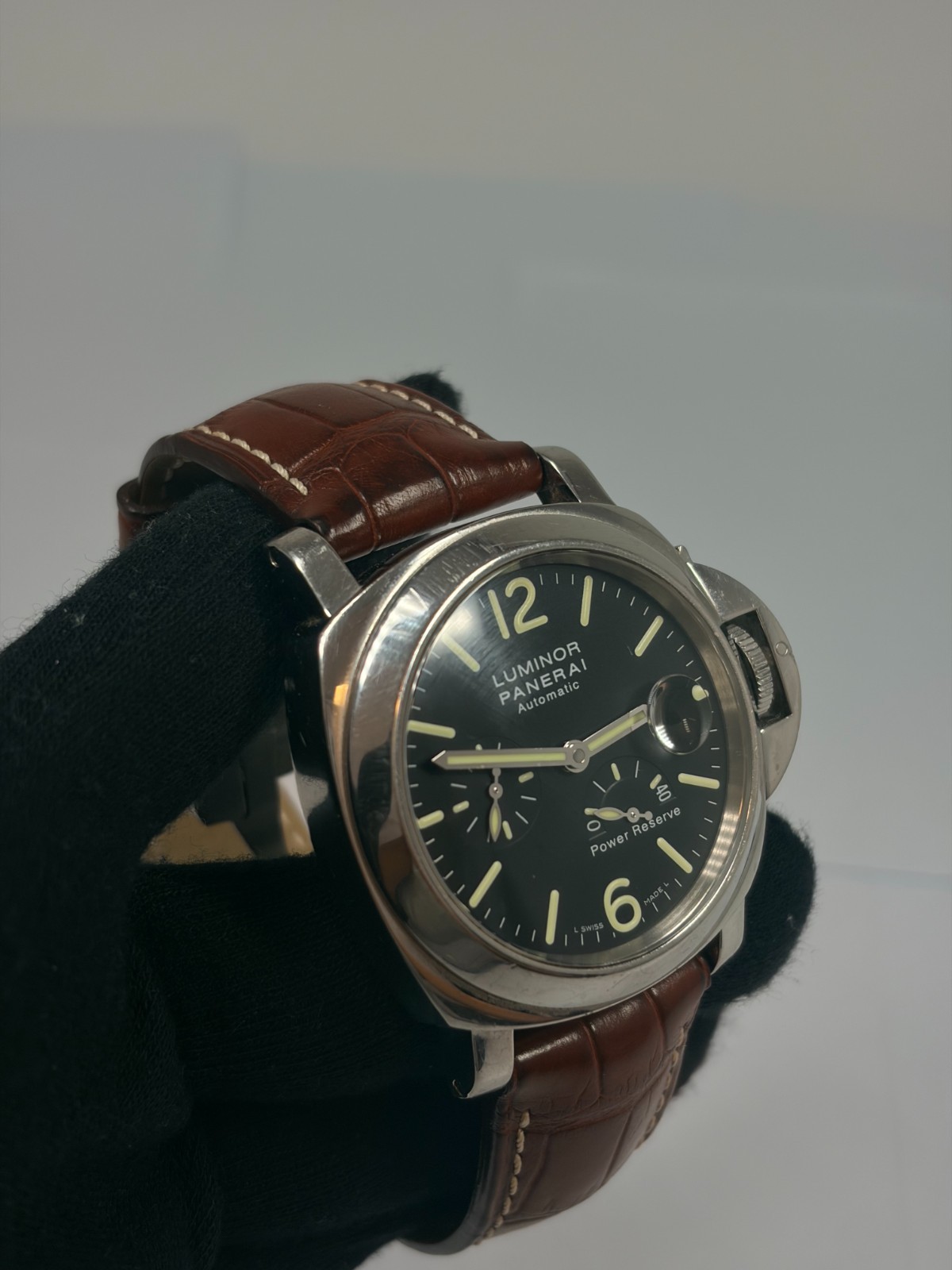 Panerai Luminor Power Reserve Stainless Steel Men’s Watch, PAM00090