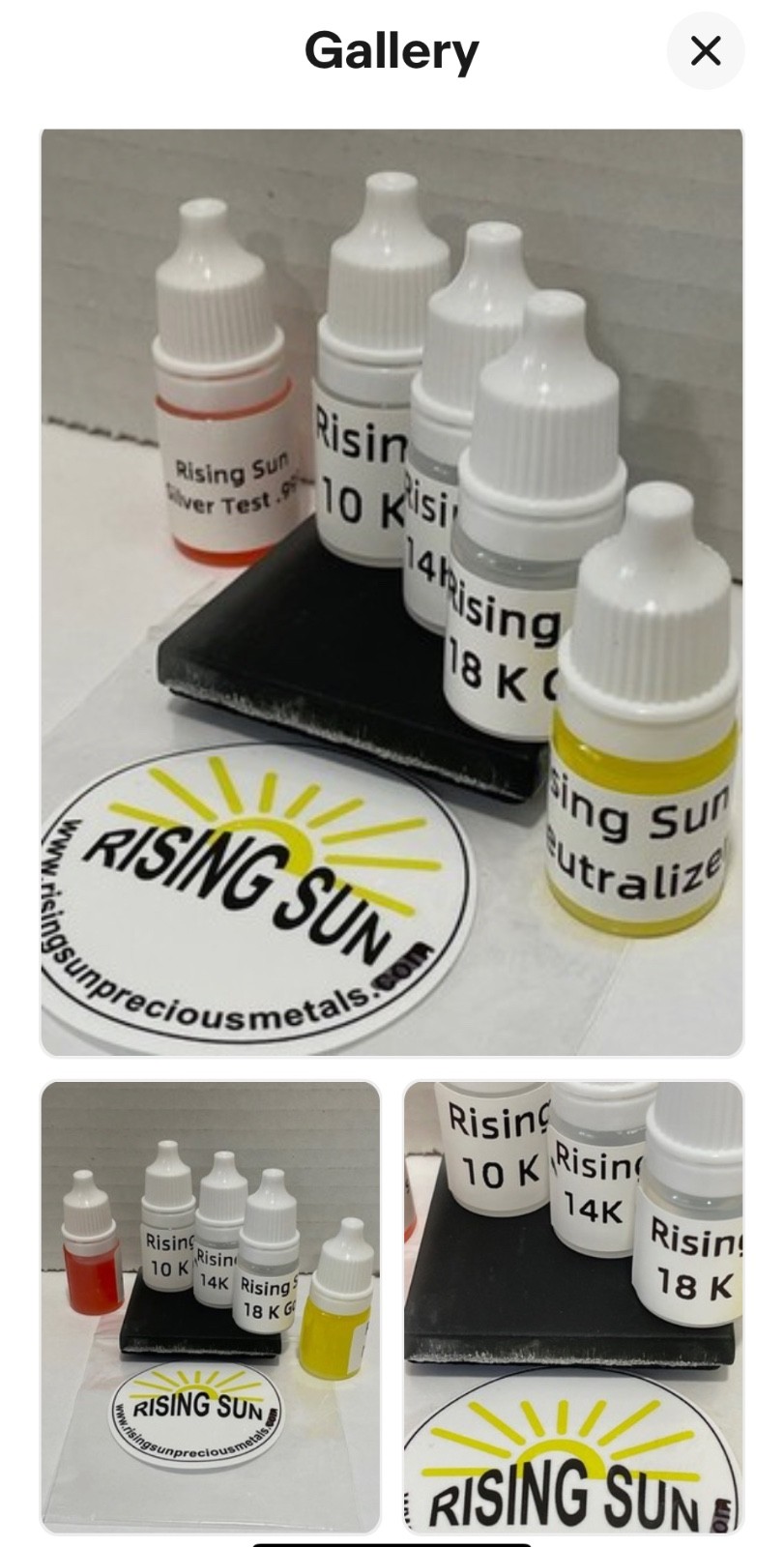Gold Test, Gold Test Kit, Gold Tester, Gold Acid 10K, 14K, 18K, Test Stone