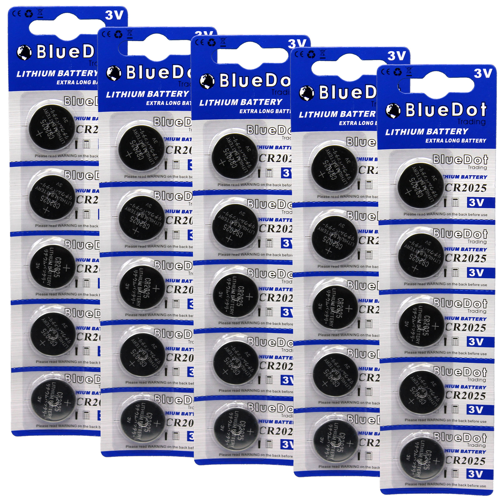 LITHIUM COIN CELL CR2025 BATTERIES CR2025 Bulk Package (25 BATTERIES) USA SELLER