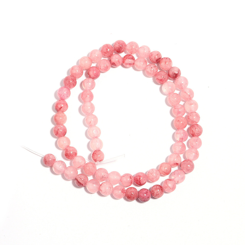 4-12mm Natural Stone Persian Jade Round Spacer Beads for Bracelet Jewelry Making