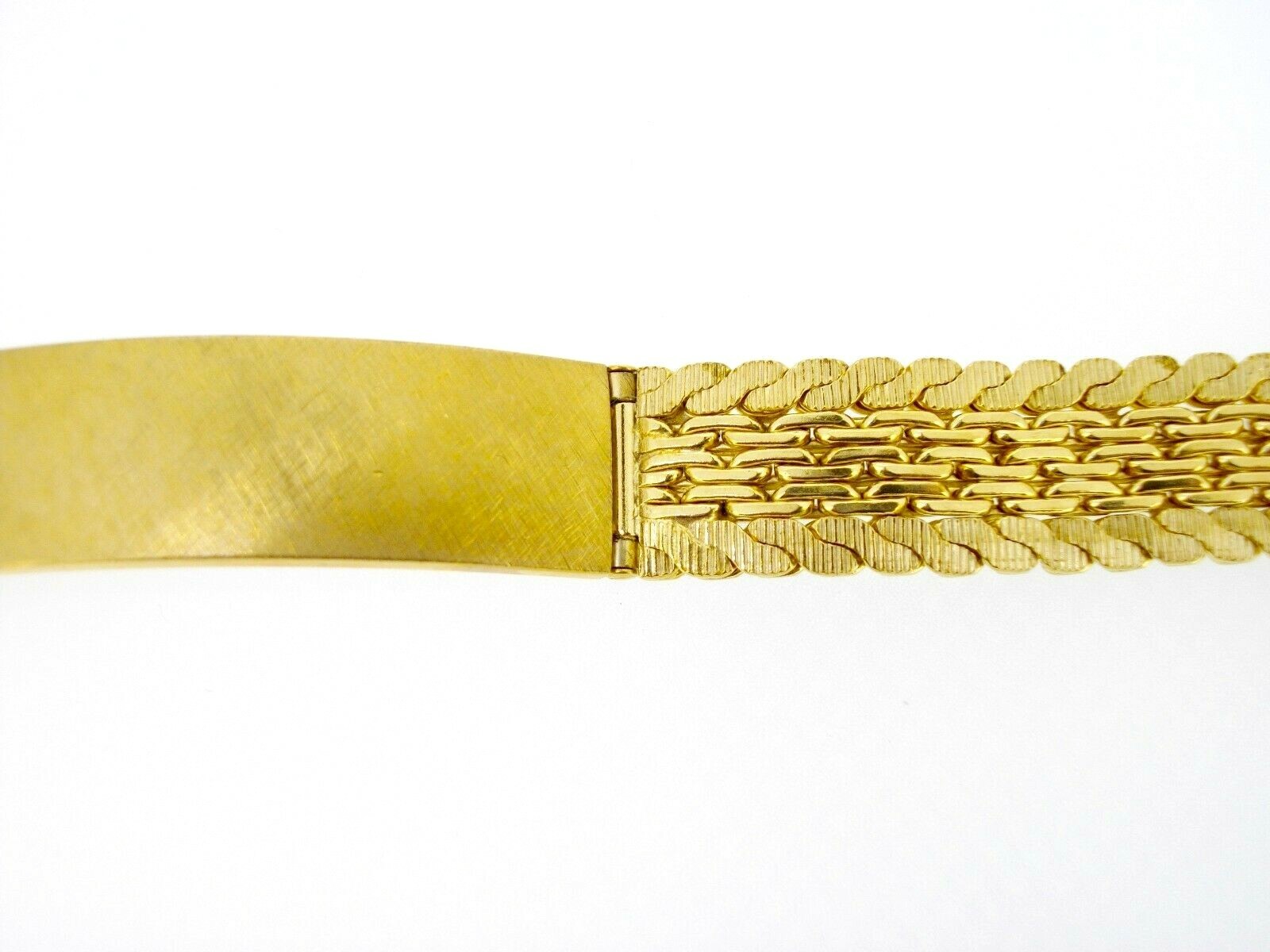 Bracelet Rhythm ID Identification 12K Gold Filled Handmade Fancy Unique 7.5 in