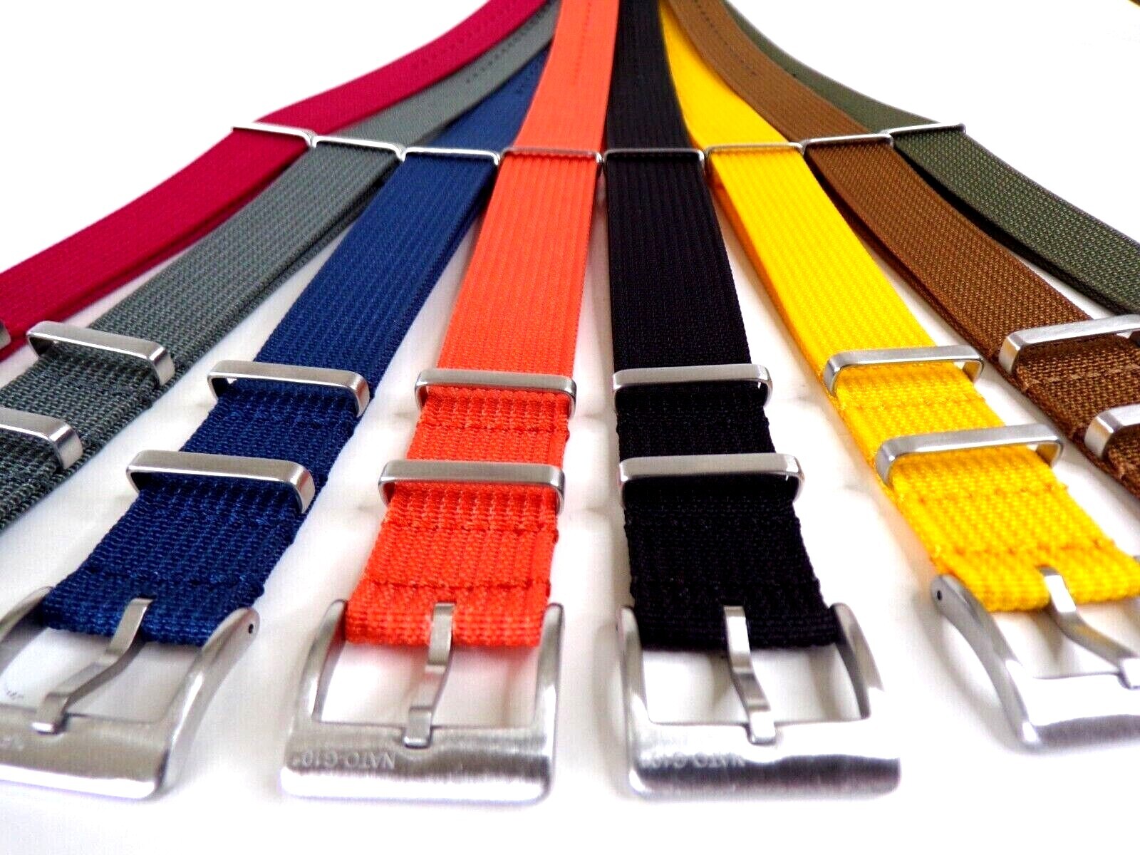 NATO G10 ® NEW RIBBED Xtreme WR Nylon military RAF watch band Pilot strap IW usa