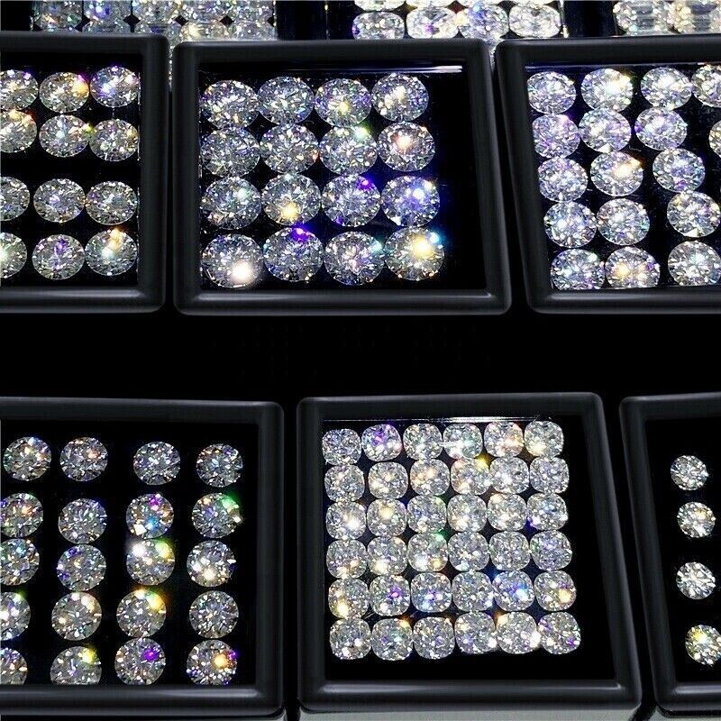 GRA Certified Loose Moissanite Marquise Cut Stones D VVS1 All Sizes