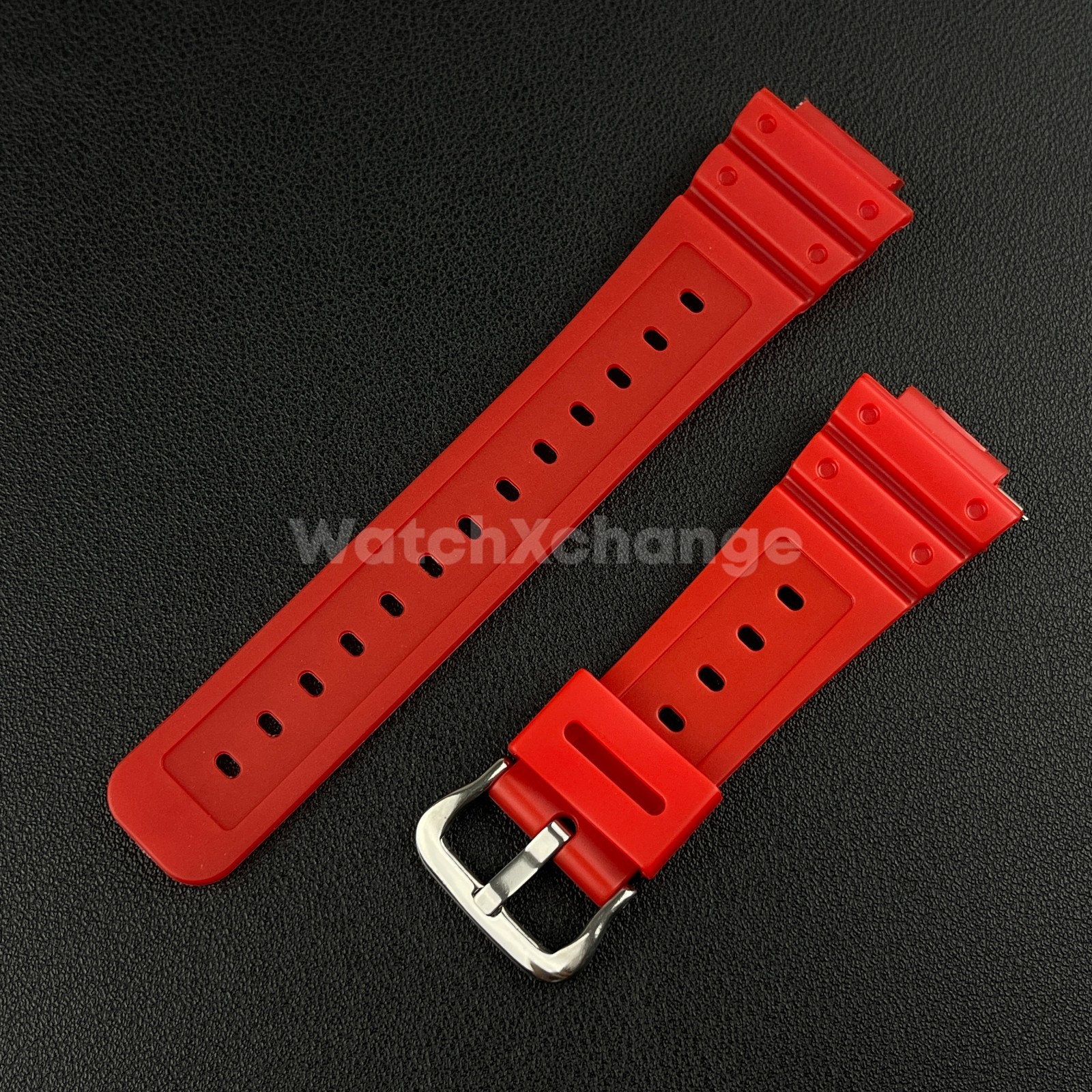 Red Watch Strap For G-SHOCK Replacement Rubber Band CASIO GA2100 GA2110 16mm
