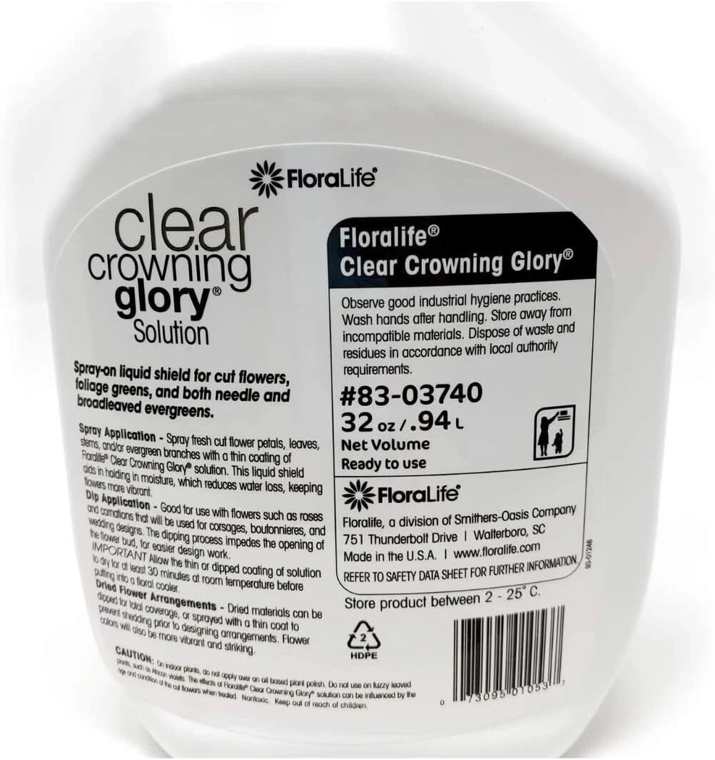Crowning Glory 32 Fl. Oz Flower Spray – Easy Application for Gorgeous Blooms