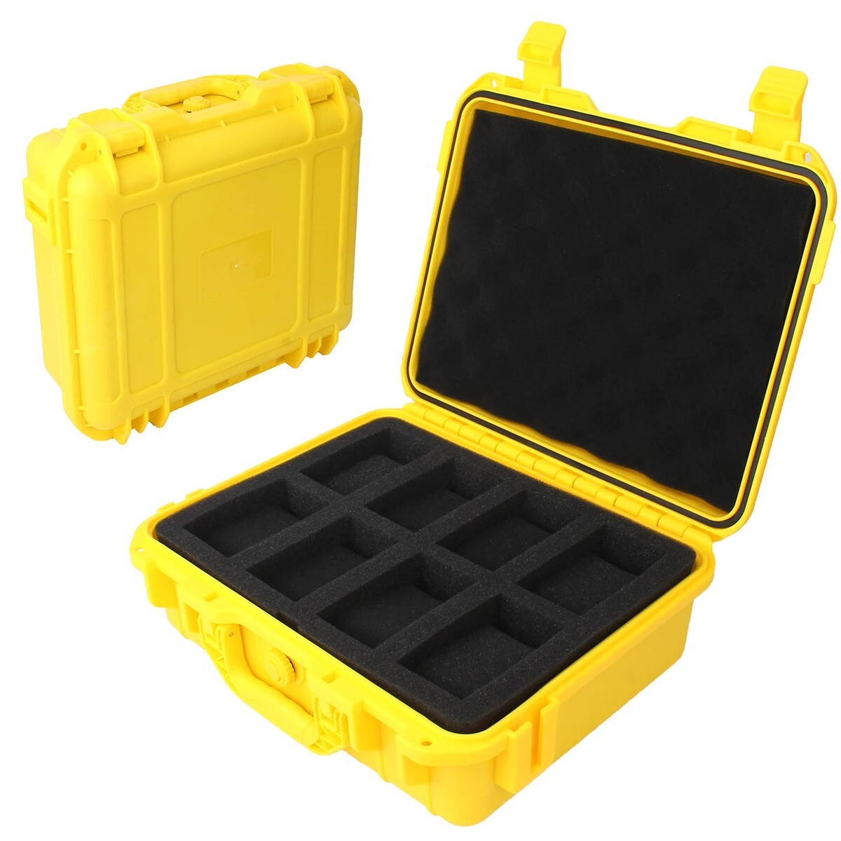 Heavy Duty ABS Plastic Waterproof 8 Watch Storage/Travel Box