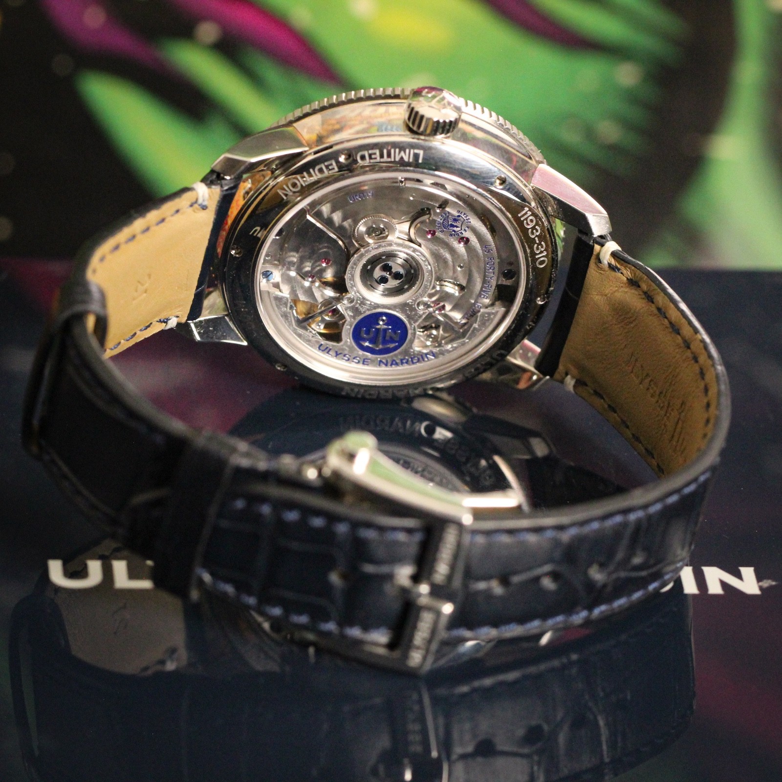 Ulysse Nardin Marine Torpilleur Moonphase 1193-310LE-3A-175/1A Blue Limited