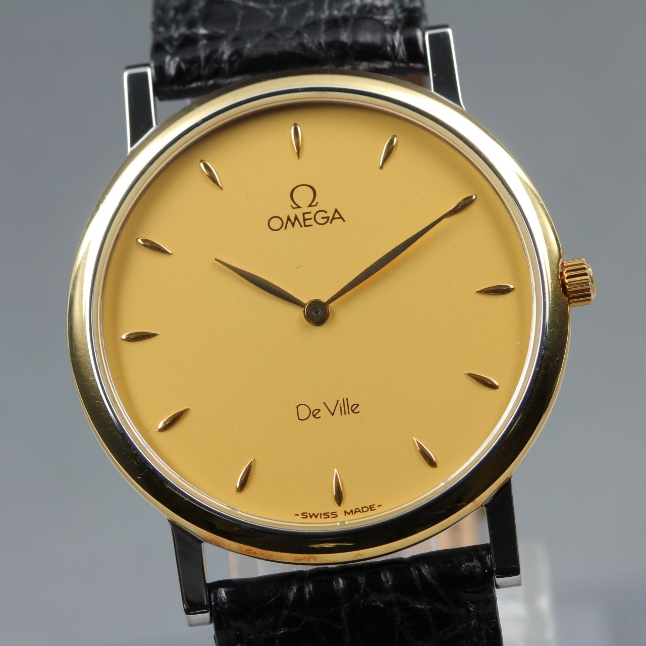 [Near MINT] OMEGA De ville Cal.1478 Ref.195.2378 Quartz Mens Vintage Watch JAPAN