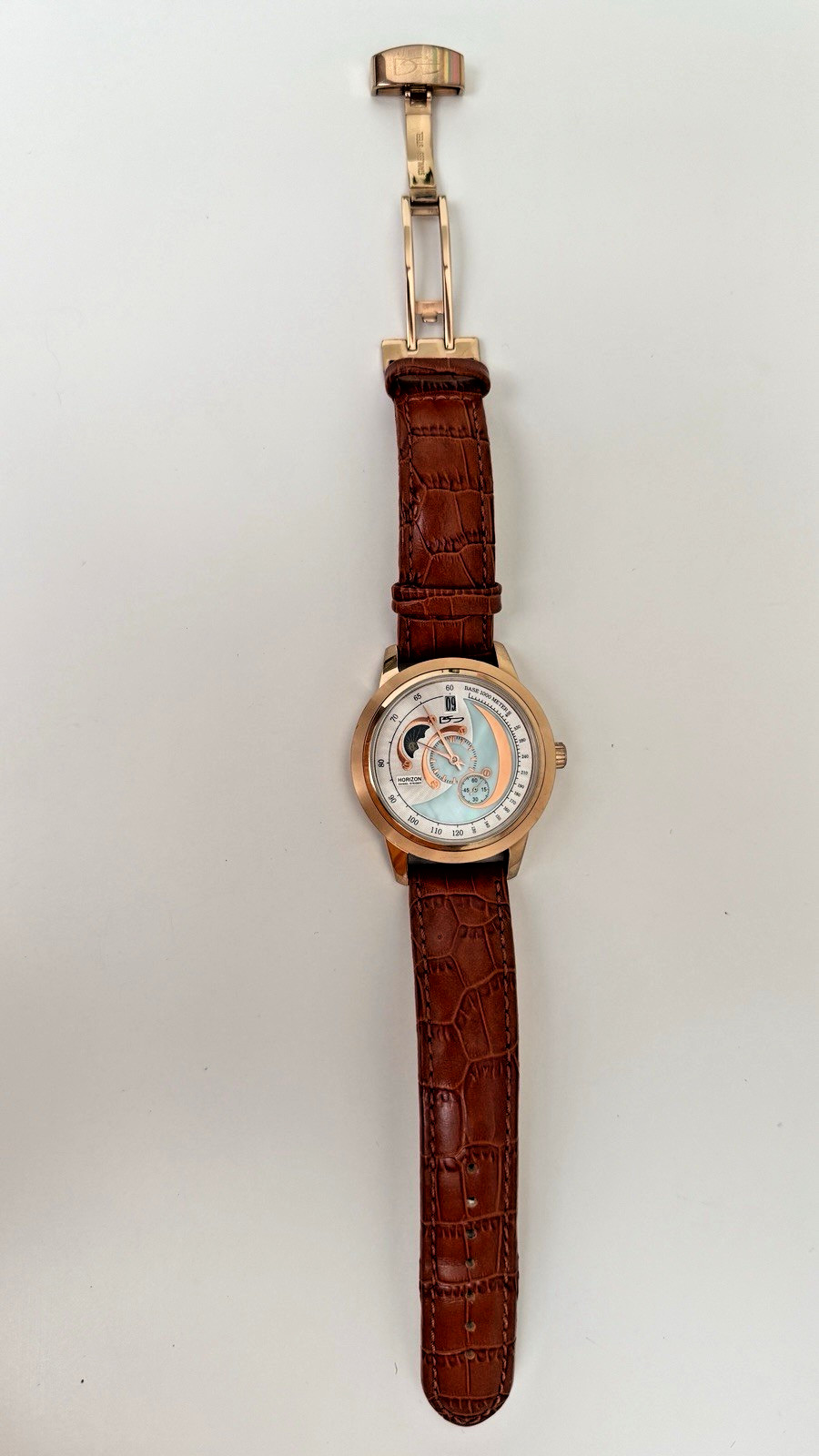 Vintage Daniel Steiger Horizon Automatic Watch DS1990 98722 Day-Night And Date