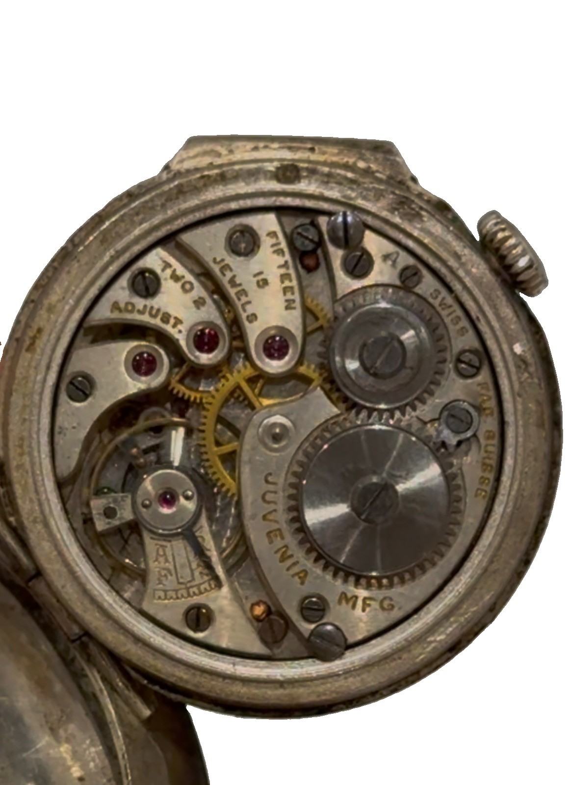 Rare 1920s Art Deco Silver Pocket Watch Hermès Paris Montre-Sport by Juvenia VGC