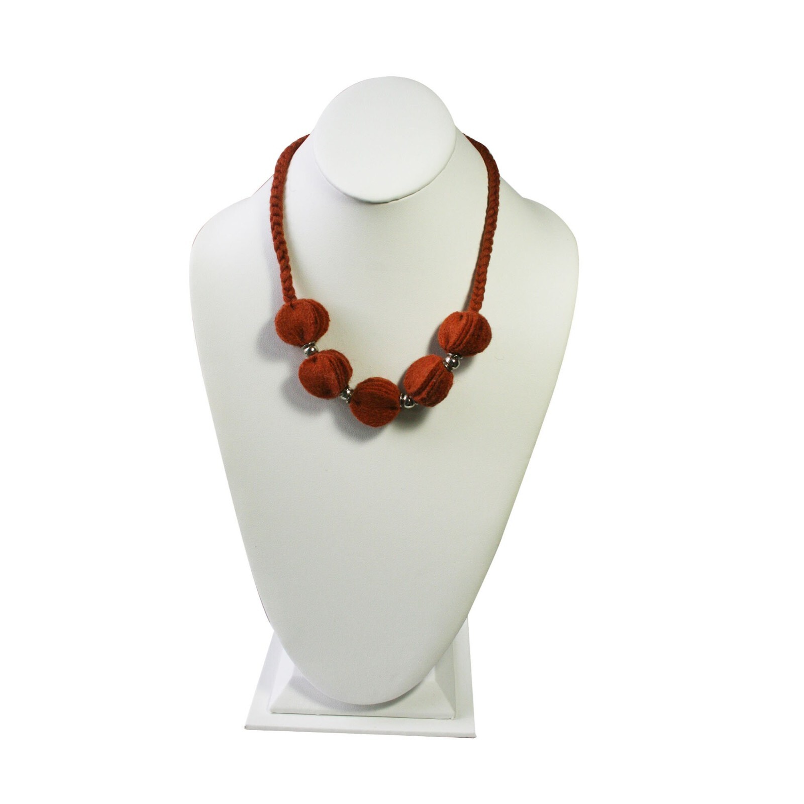 100% Alpaca Necklage ~ Terracotta