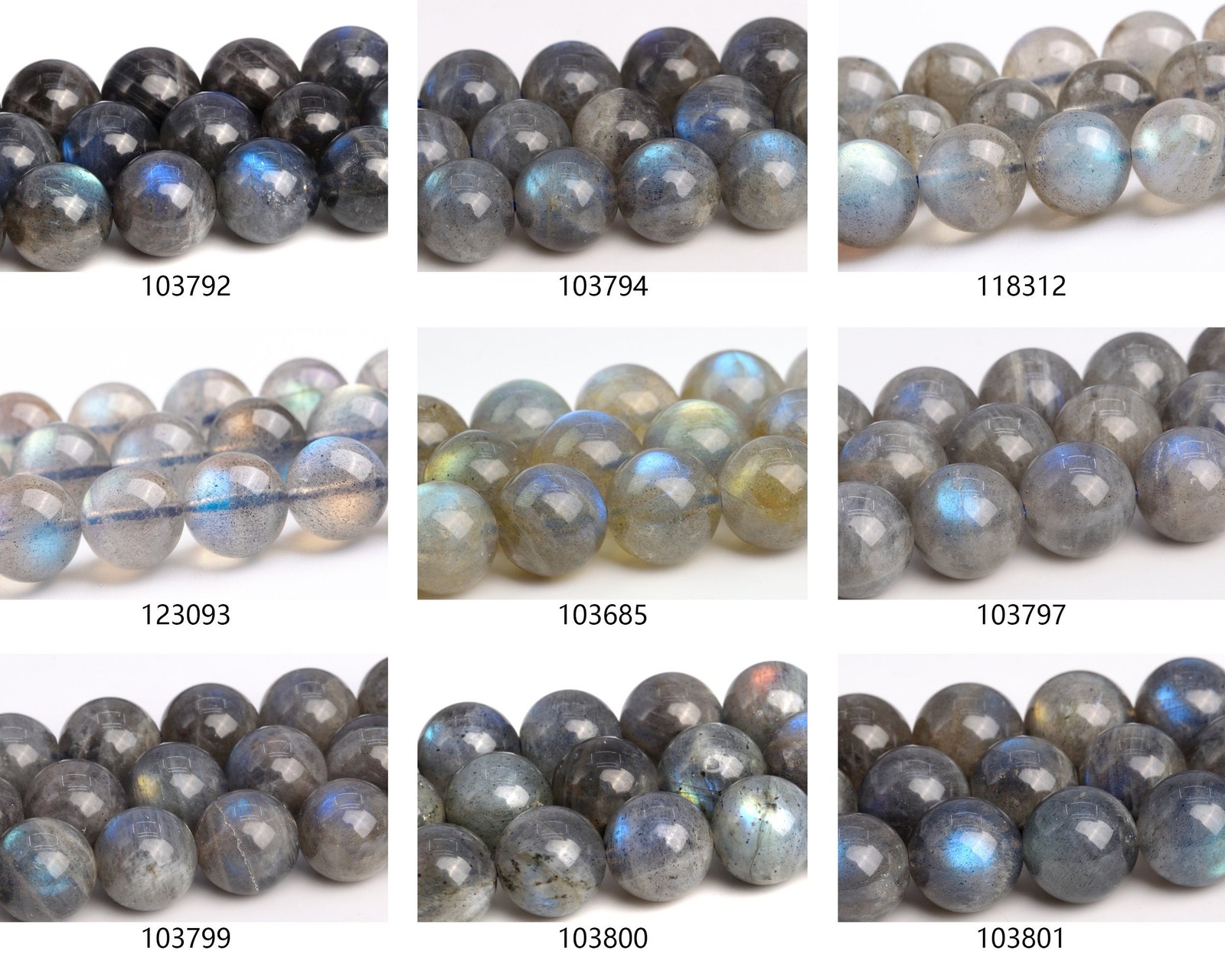 Genuine Natural Madagascar Labradorite Beads Round Gemstone Loose Beads