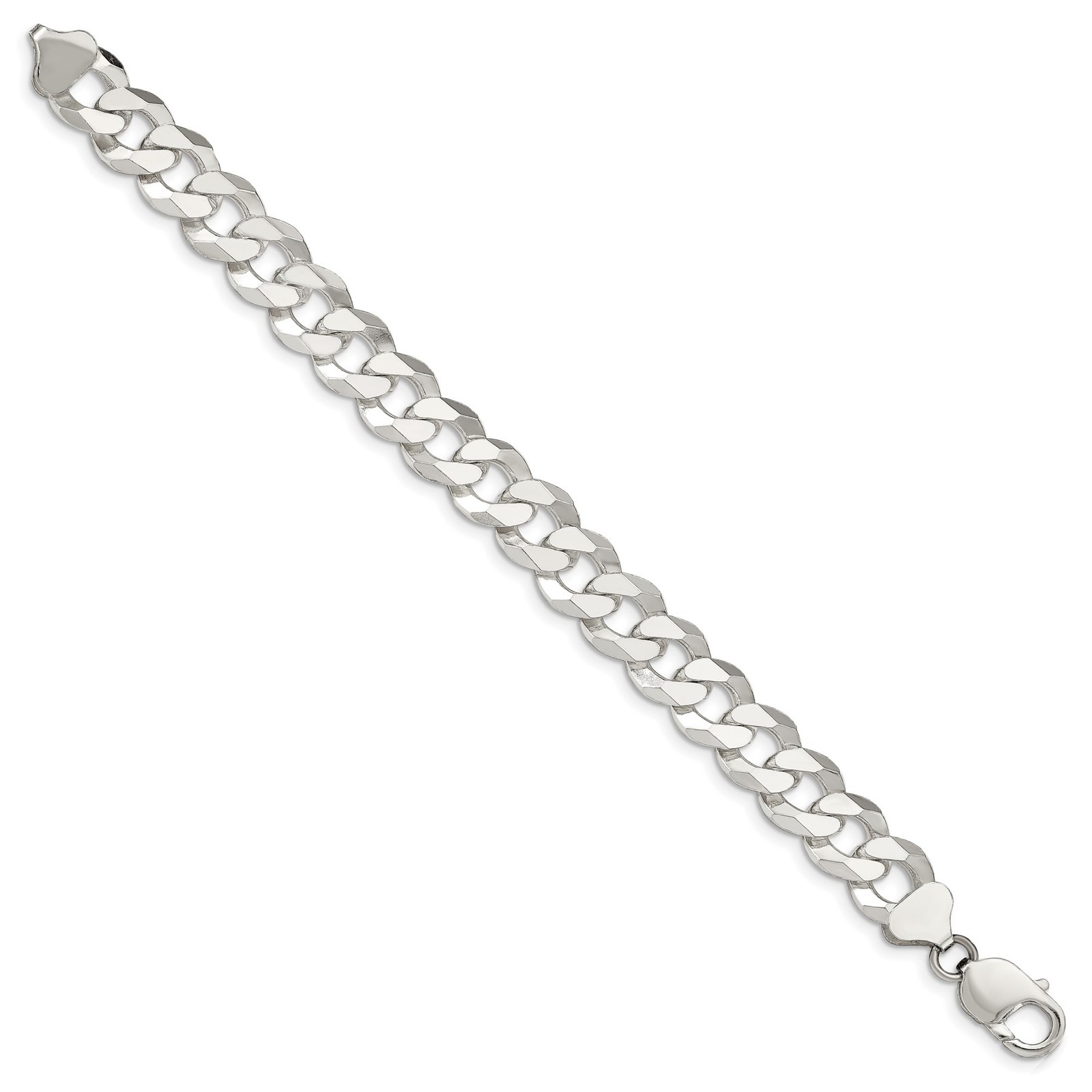 925 Sterling Silver 2.3-14mm Curb Chain Necklace 7-30 Inch Mens Womens
