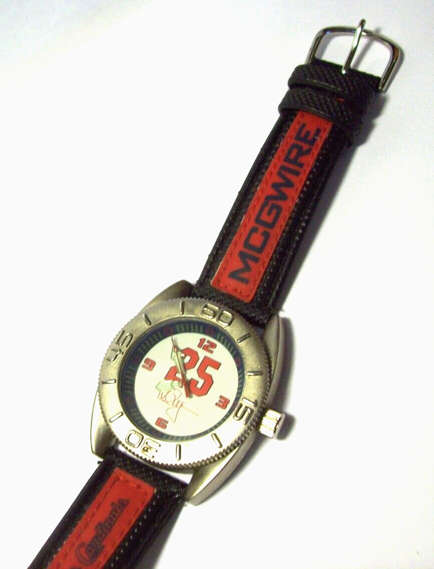 RARE Mark McGwire Watch Special Edition ’99 Collector fits 6.5-7.75″ Runs Great