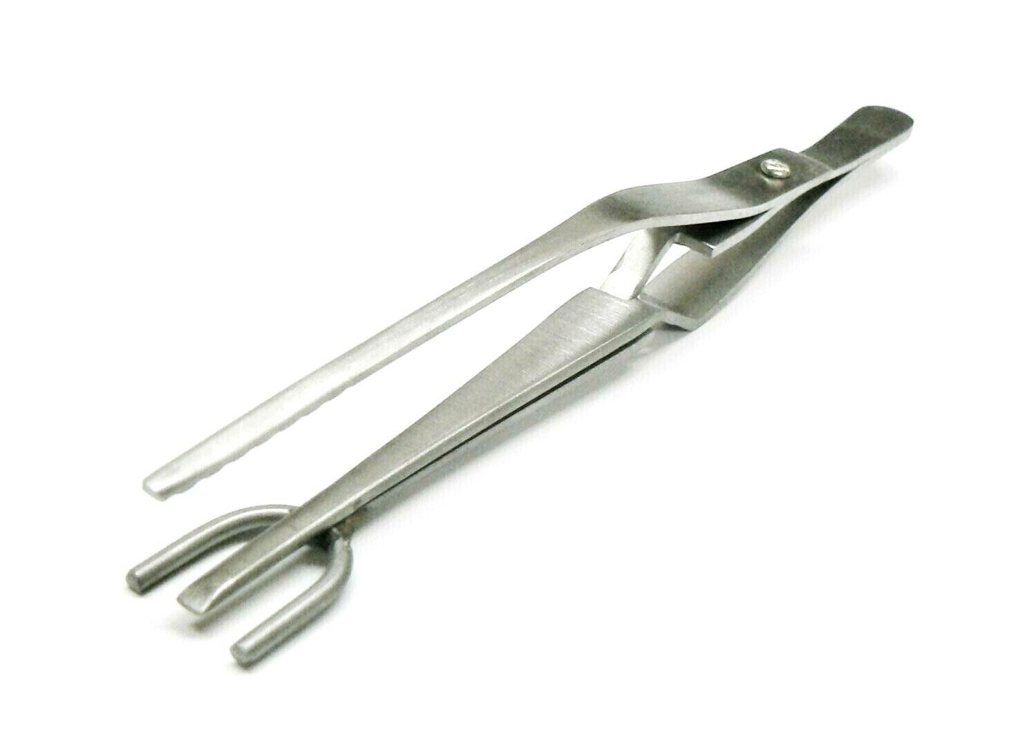 Half-Shank Tweezer Jewelry Soldering Tweezers for Rings – Stainless Steel 6-1/2”