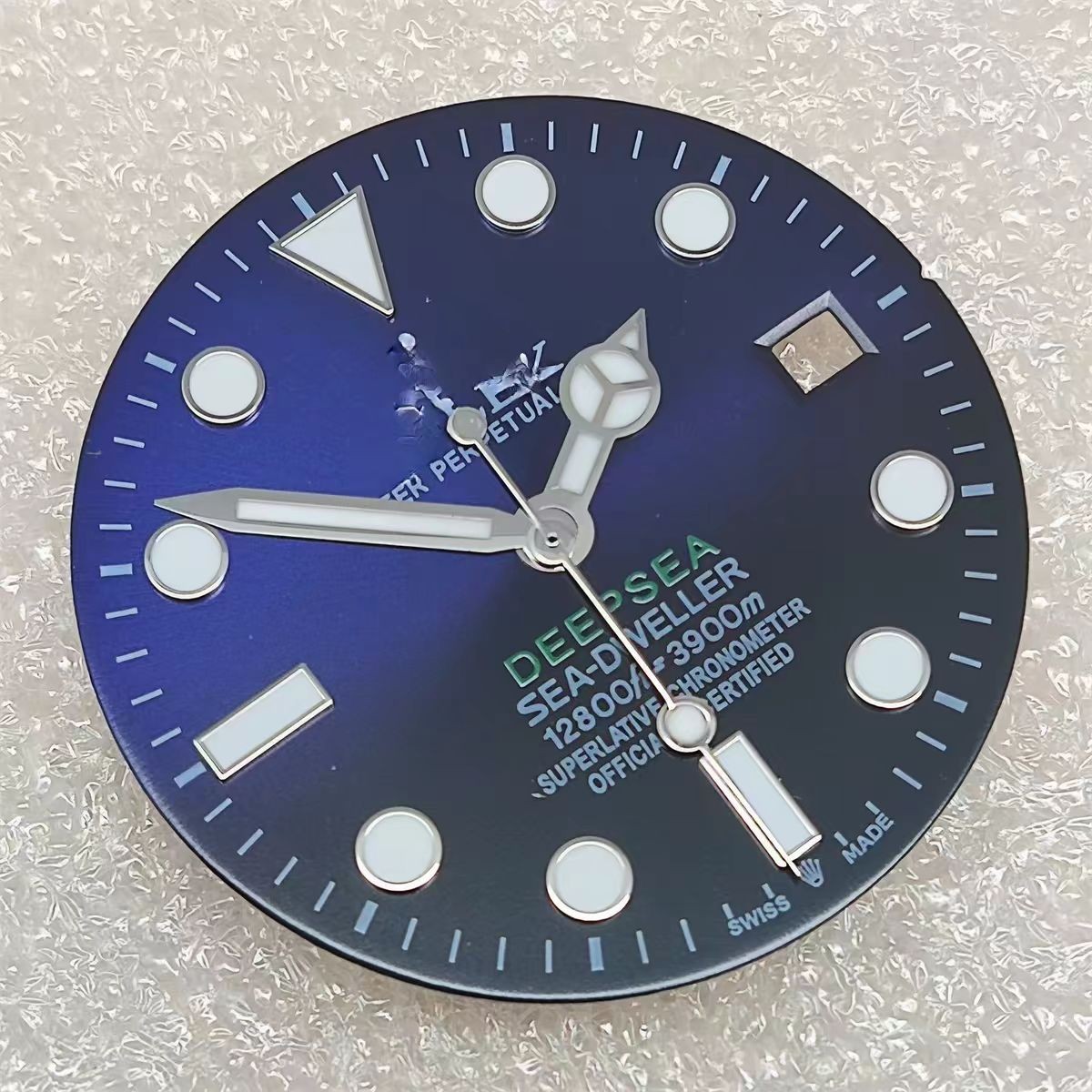 DIY Watch Dial Hands 28.5mm for For R DEEPSEA 2824 STP1-11 Movement Watch Face