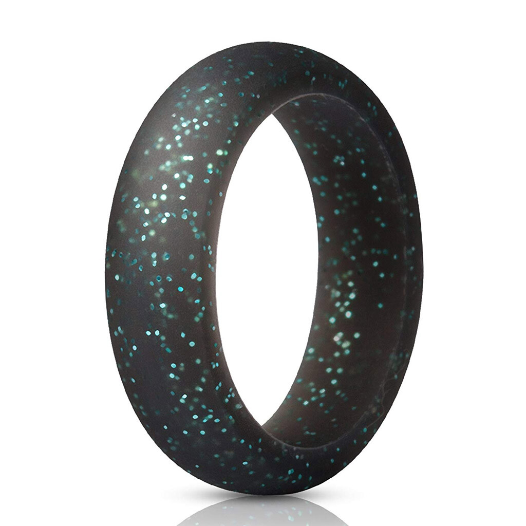 10 Pcs/Set Womens Silicone Wedding Ring Rubber Band Durable Comfortable NEW