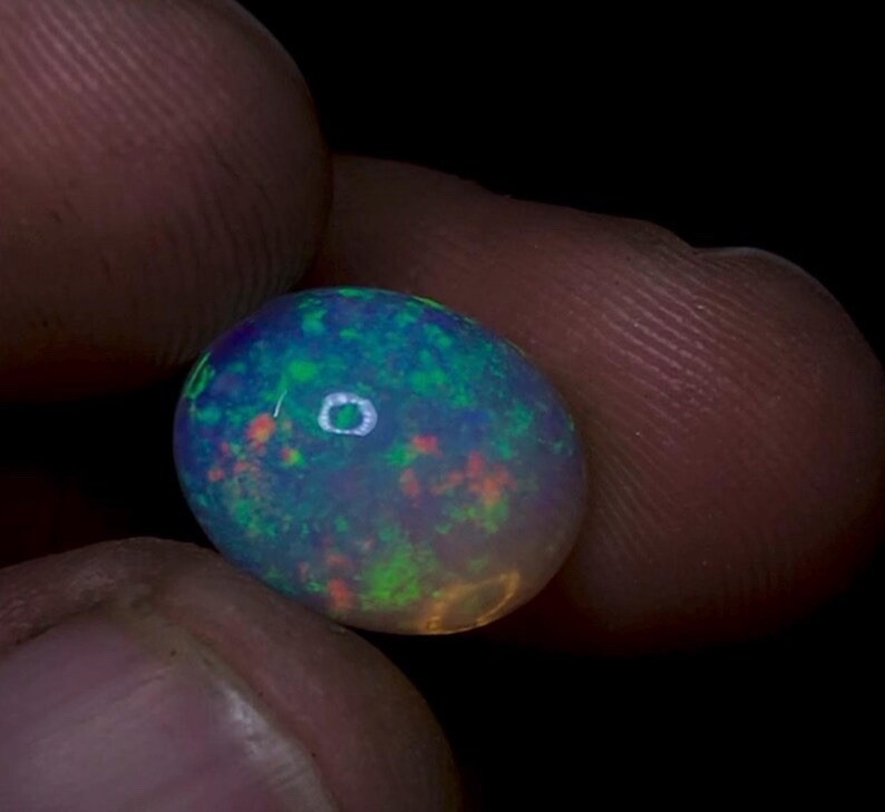 13.5×10.5×6.5 mm Natural Welo Ethiopian Opal Cabochon Loose GemstoneNS-184