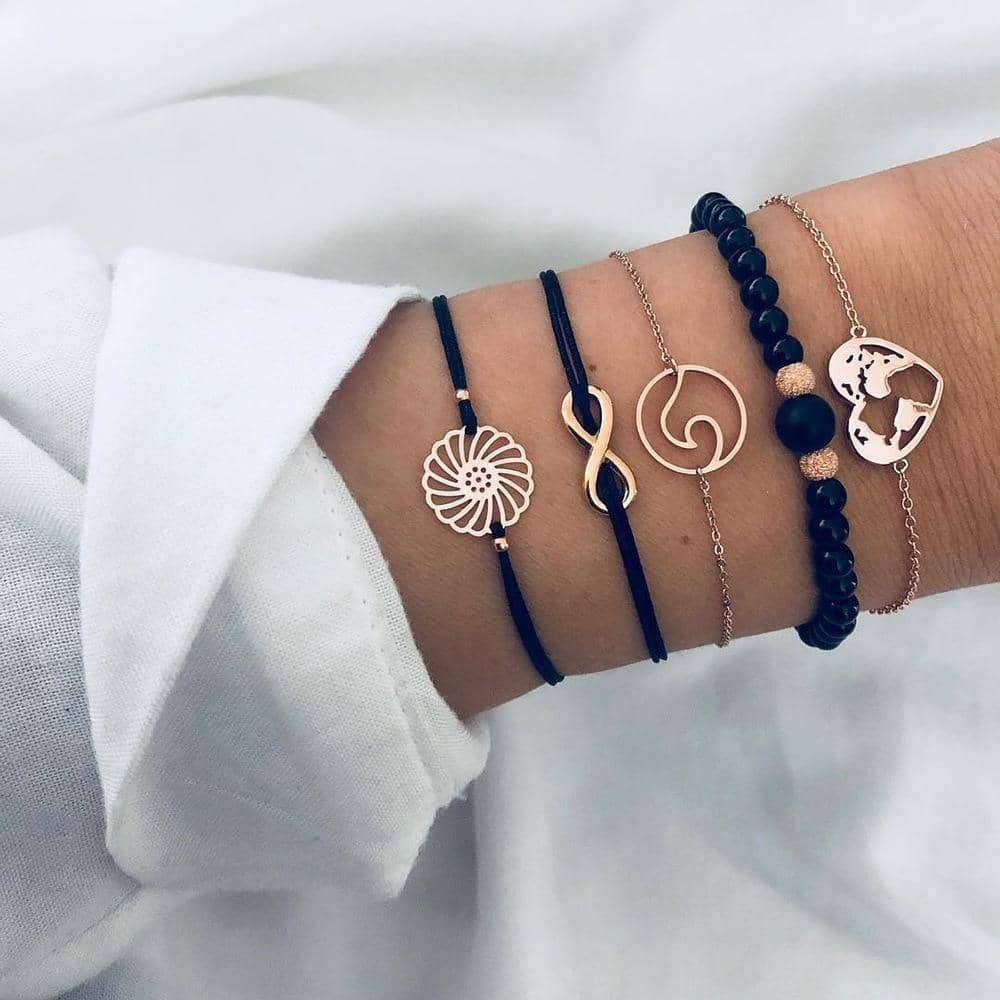 Bohemian Bracelet Sets Multilayer Boho Charm Bracelets 19 Styles